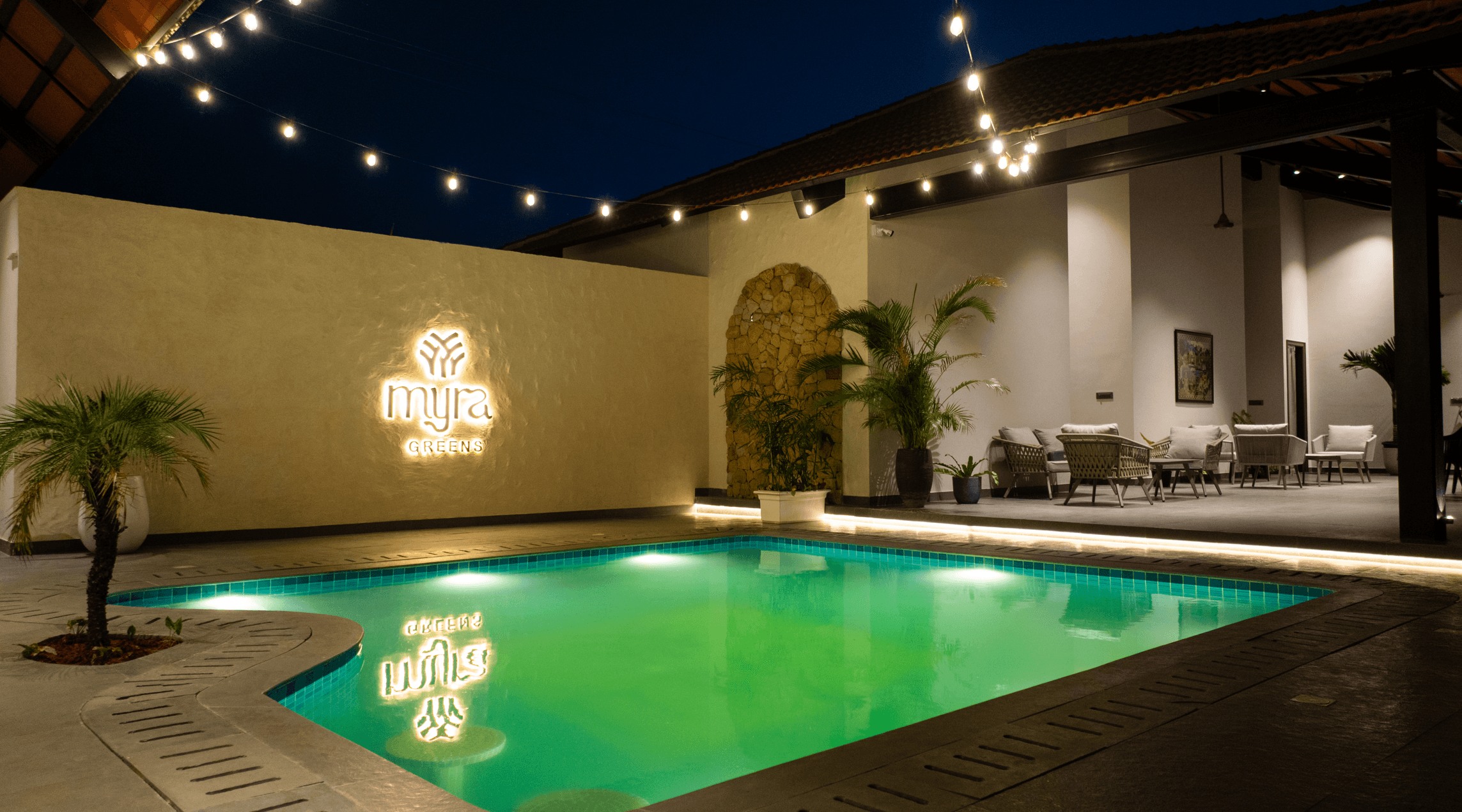 private farmhouse with pool